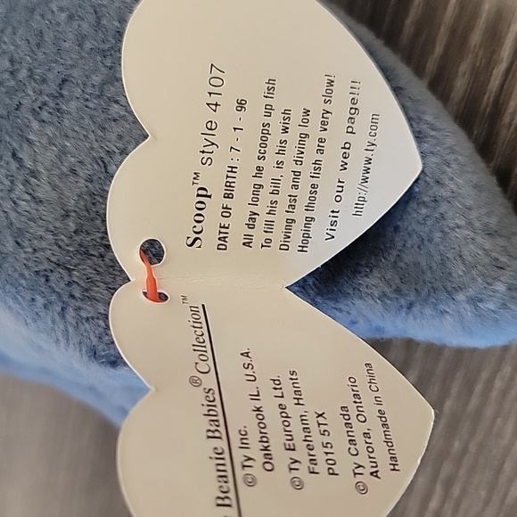 TY Beanie Baby Pelican Plush- Scoop - Picture 8 of 8